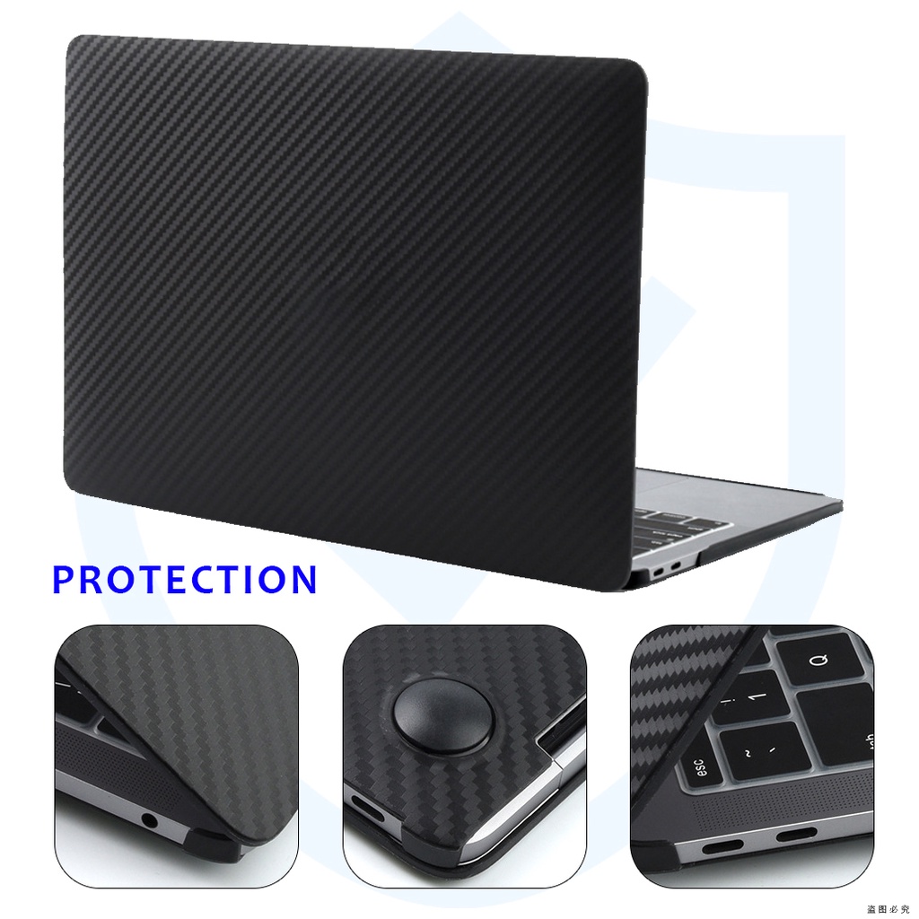 Vỏ Bảo Vệ Bằng Sợi Carbon Cho Macbook air M1 2020 Funda Macbook air 13 Macbook Pro 13 Pro 16 Pro 14