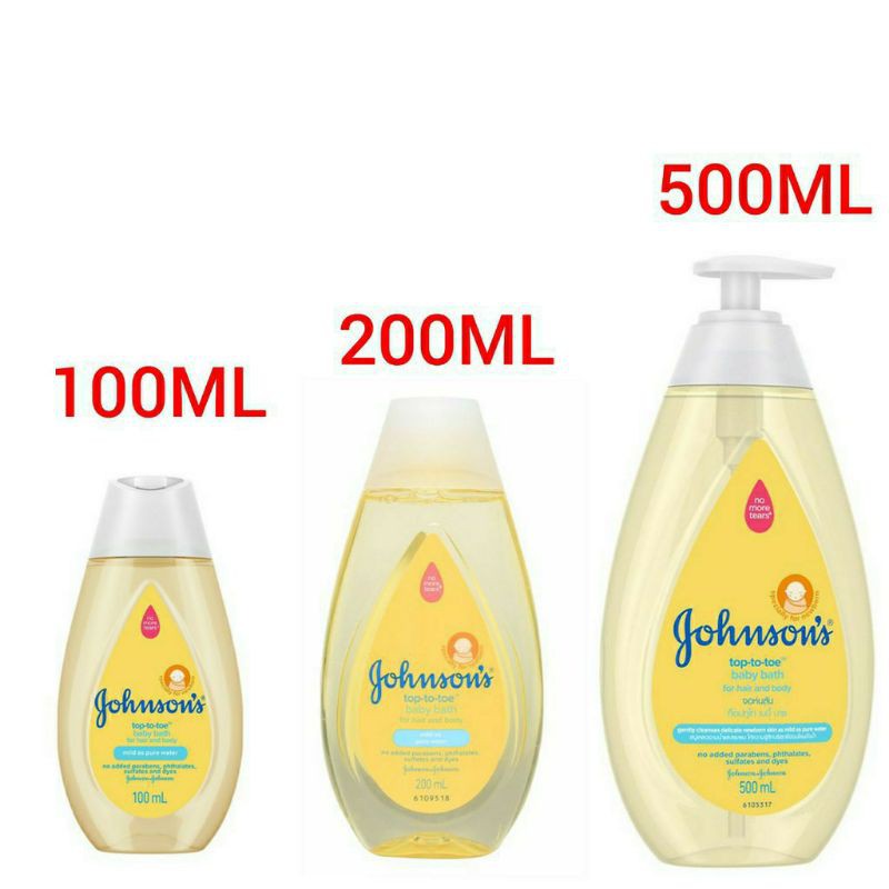 Sữa Tắm Gội Toàn Thân Cho Bé Johnson's Baby 200ml Hàng Thái