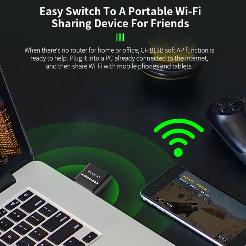 Usb Thu Sóng Wifi Comfast 813b 650m | BigBuy360 - bigbuy360.vn