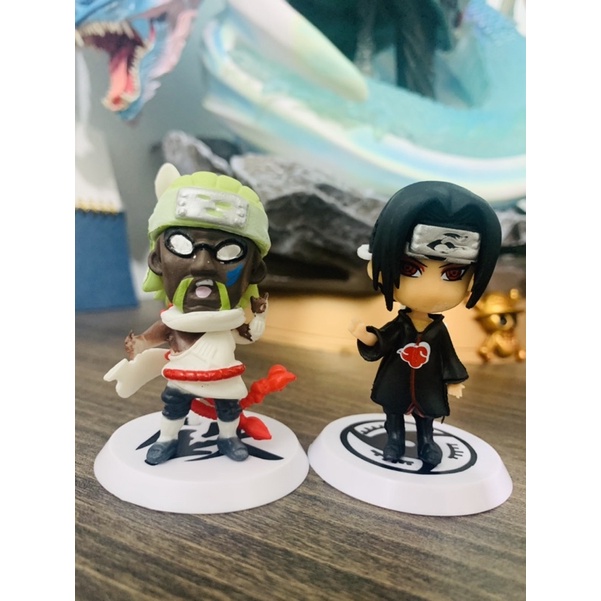 Rẻ Nhất Shopee Bộ sư tập Mô Hình Naruto Itachi, Sasuke ChiBi Siêu Đẹp