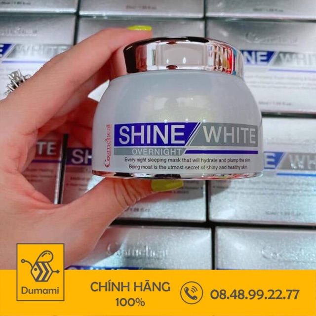 Mặt nạ ủ trắng da Cosmoheal SHINE WHITE Hàn Quốc