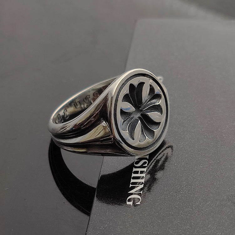 Nhẫn Thời Trang nam nữ TITAN hoạ tiết hoa cổ đại tinh tế- Mẫu N25
