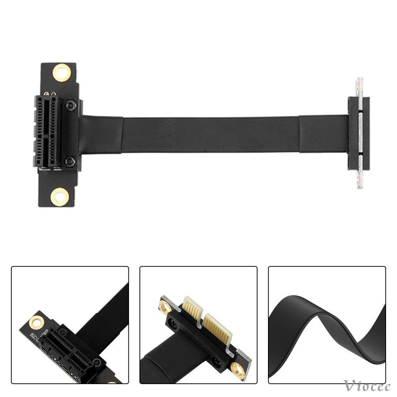 Dây Cáp Mở Rộng 90 Độ PCIe x1 Sang x1 x4 Mini Pci-E Chuyên Dụng Cho Bo Mạch Chủ / Thẻ Dữ Liệu