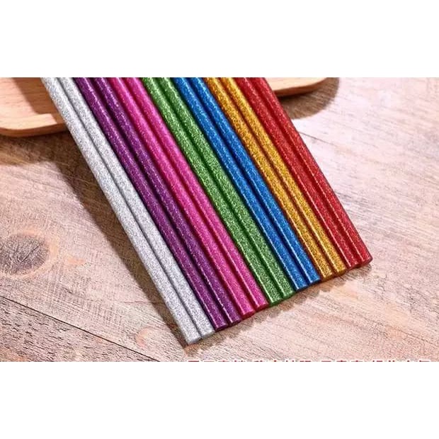 Keo nến kim tuyến 7mm, dài 20cm
