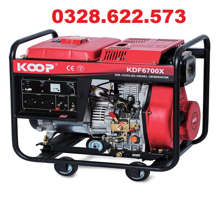 Máy Phát Điện Chạy Dầu 5Kw Koop KDF6700X