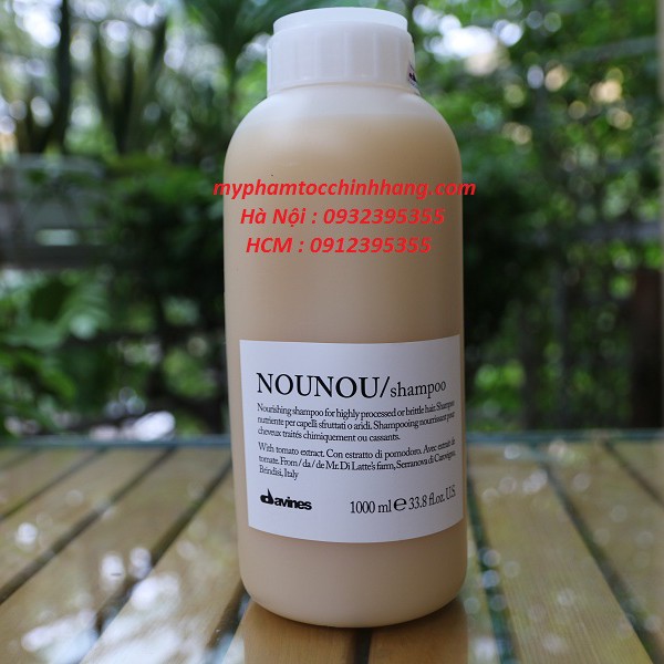 DẦU GỘI CHO TÓC KHÔ, HƯ TỔN DAVINES NOUNOU 1000ML