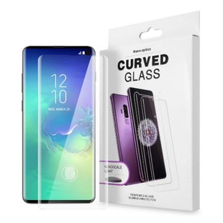 Galaxy S10e_Kính cường lực Full keo UV Full màn hình siêu đẹp ( Trong Suốt )
