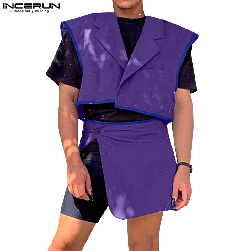 Bộ đồ INCERUN thiết kế thời trang cá tính cho nam