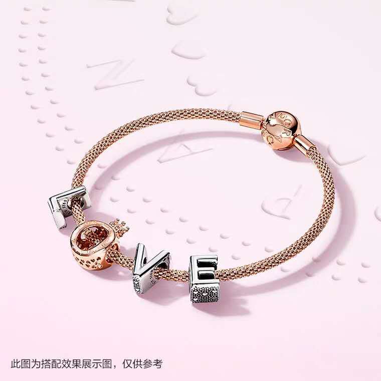 Pandora Mặt Vòng cổ Bạc 925 Hình Vương Miện Xinh Xắn