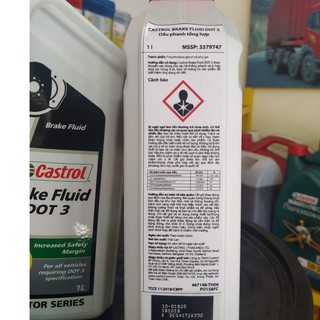 Dầu Thắng Castrol Brake Fluid Dot 3 - 1L