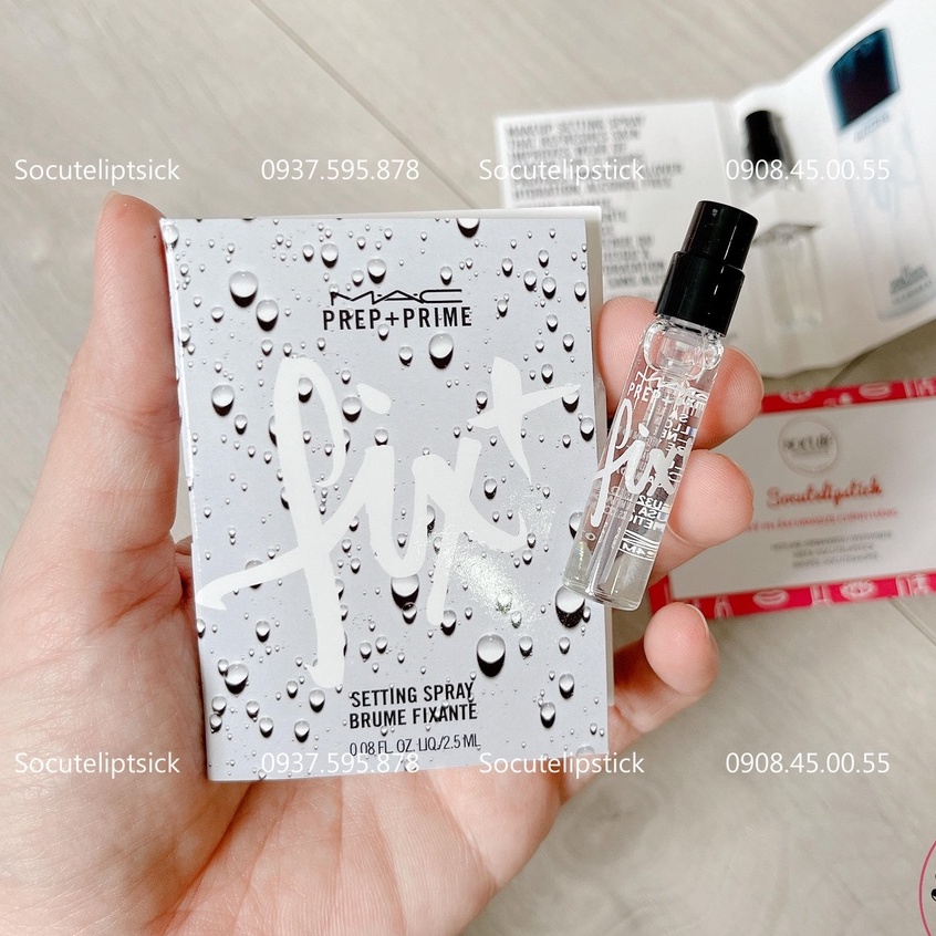Xịt Khoáng MAC Prep + Prime Fix+ Cố định lớp trang điểm 2.5ml 5ml