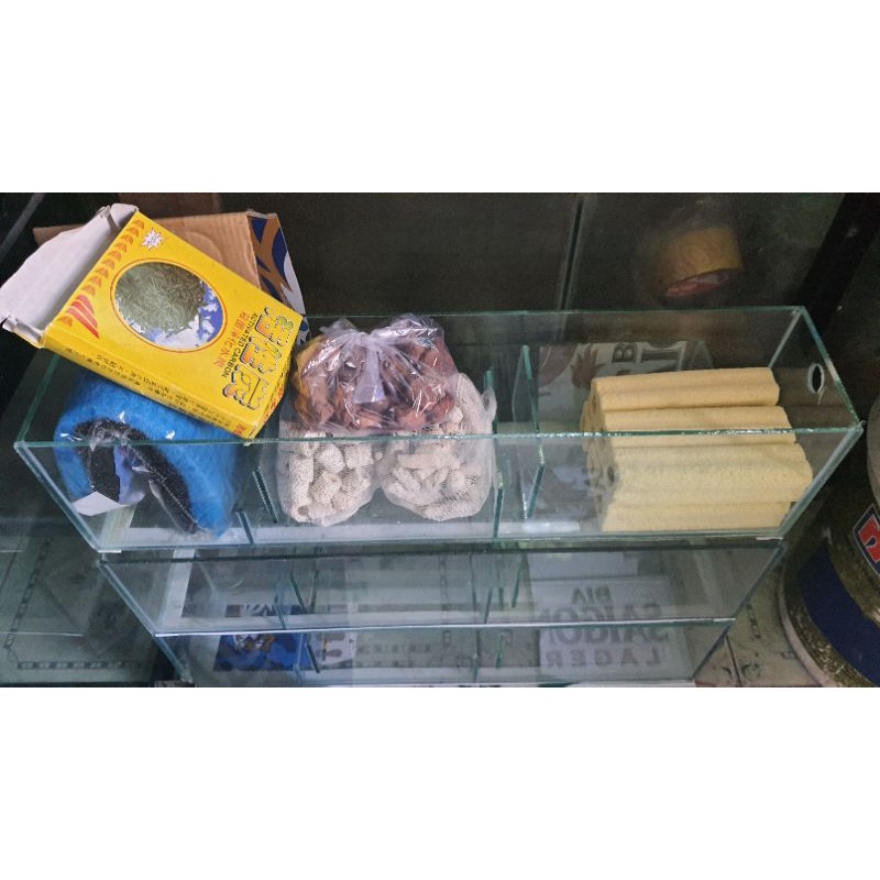 Combo vật liệu lọc cho lọc tràn 60 hồ cá