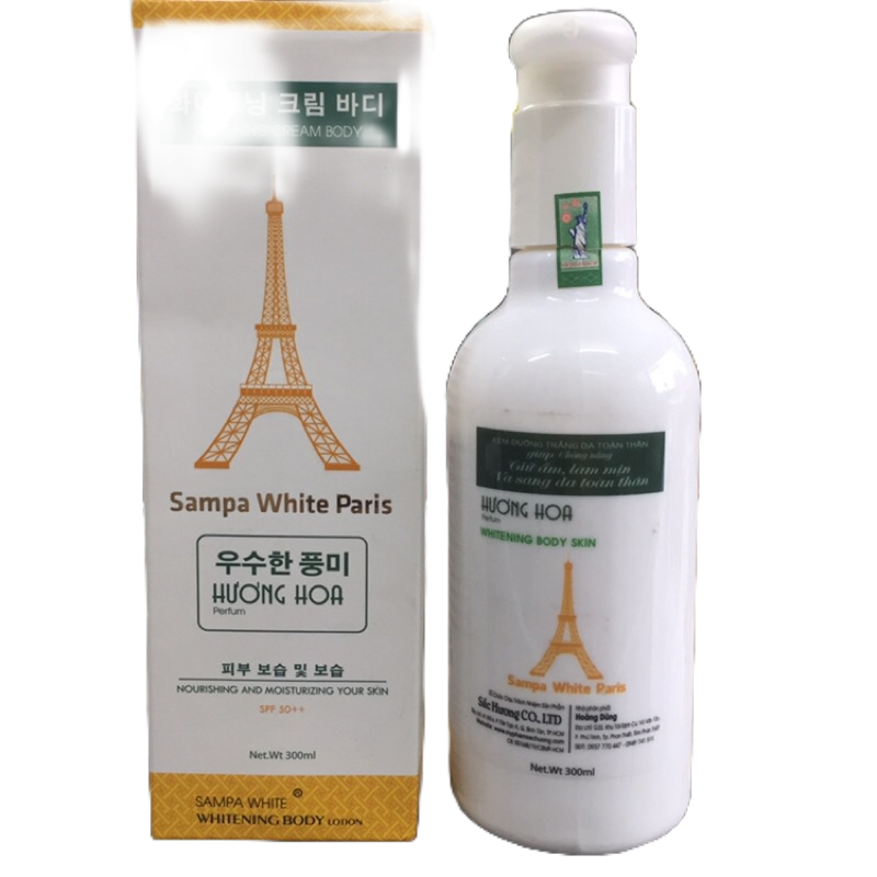 Kem dưỡng trắng body Sampa 300ml