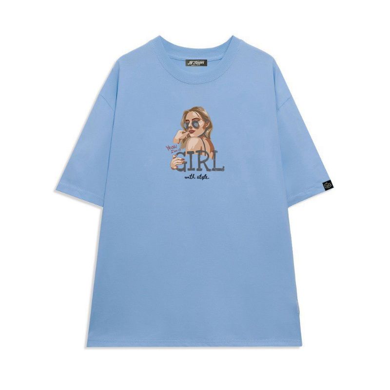 Áo thun tay lỡ có size unisex GIRL 🥰🥰