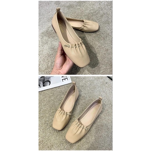 Giày Búp Bê Mũi Vuông Đế Mềm Thoải Mái Size 35-43 41 Thời Trang Mùa Thu Cho Nữ