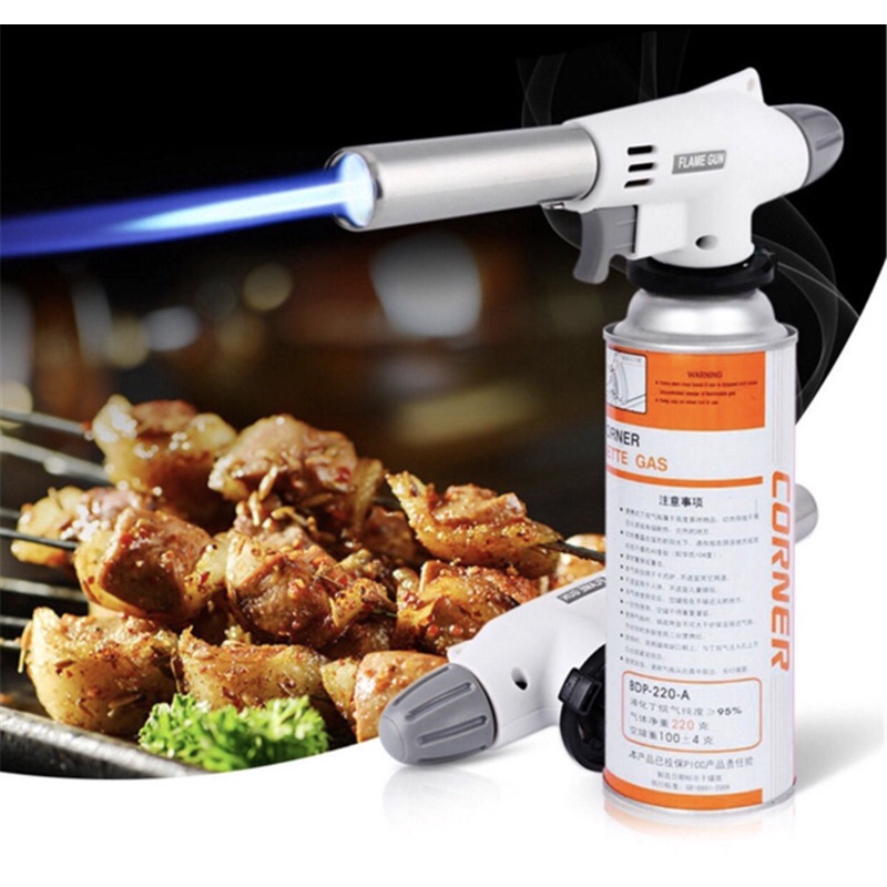 Dụng cụ khò ga mini làm món pha chế, bánh