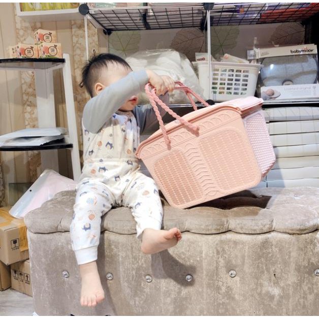 XẢ KHO GIỎ NHỰA ĐỰNG ĐỒ ĐI SINH