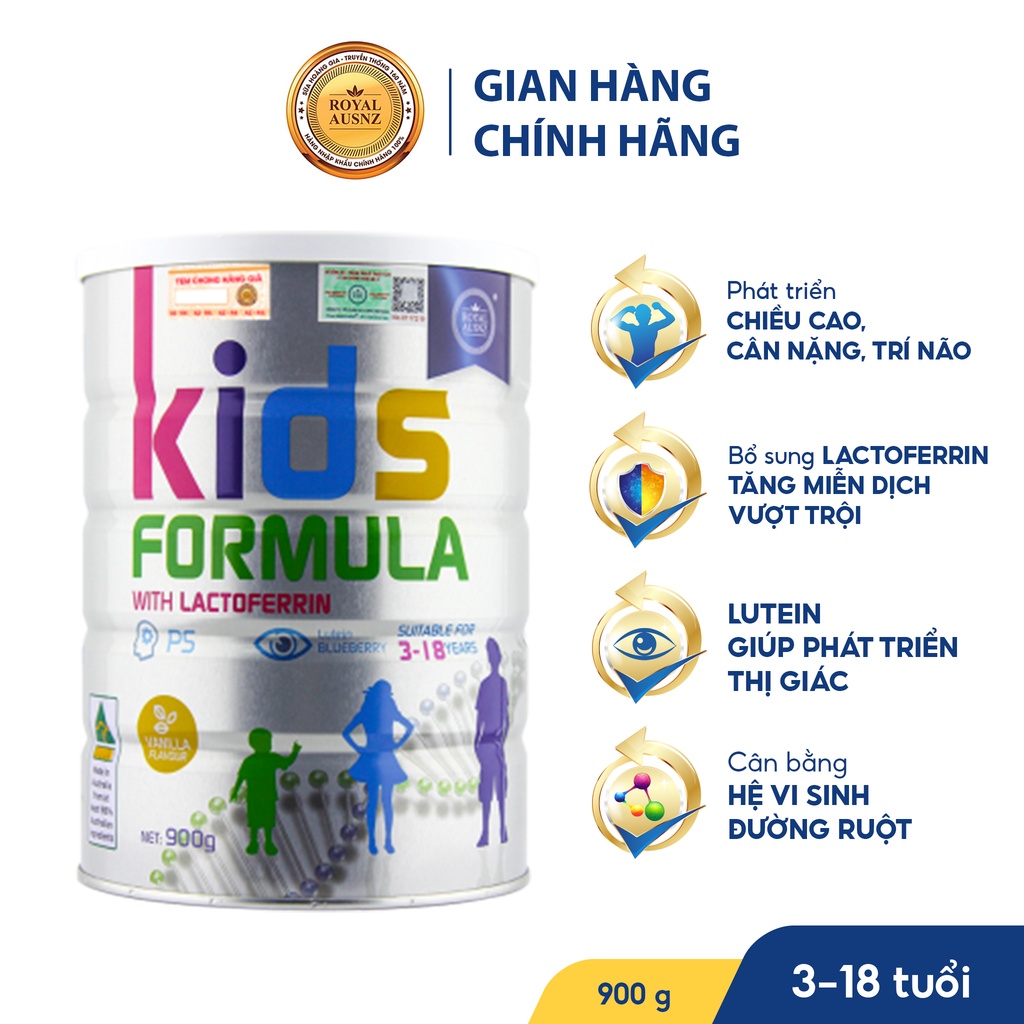 Sữa Bột Hoàng Gia Úc Kids Formula Bổ Sung Dưỡng Chất Cho Trẻ Từ 3