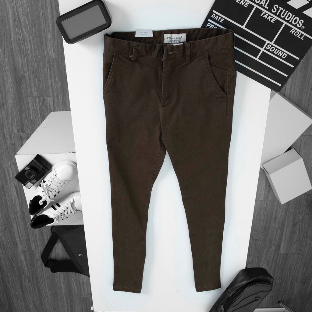 Quần Kaki Nam Cao Cấp Pull & Bear