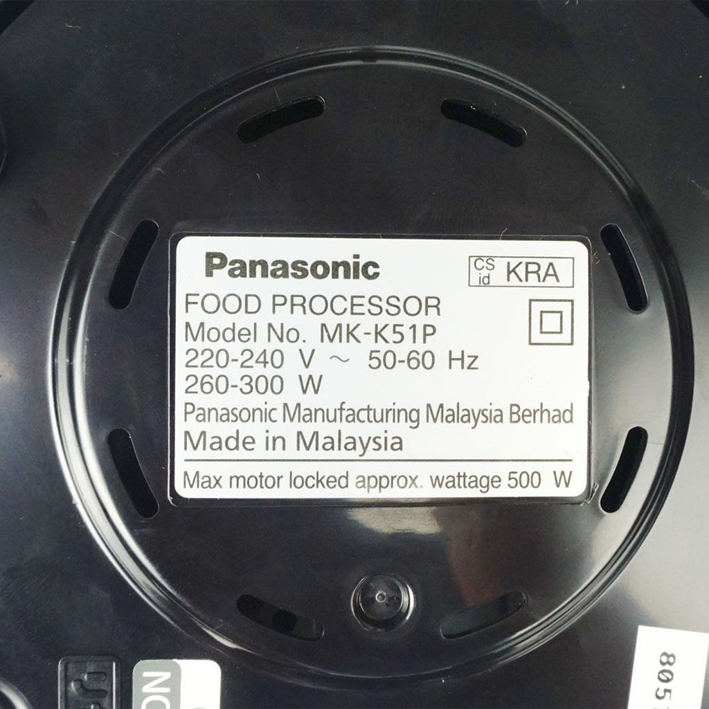 Máy xay chế biến thực phẩm 11 chức năng Panasonic MK-K51P dung tích 1 Lít - Hàng chính hãng, bảo hành 12 tháng