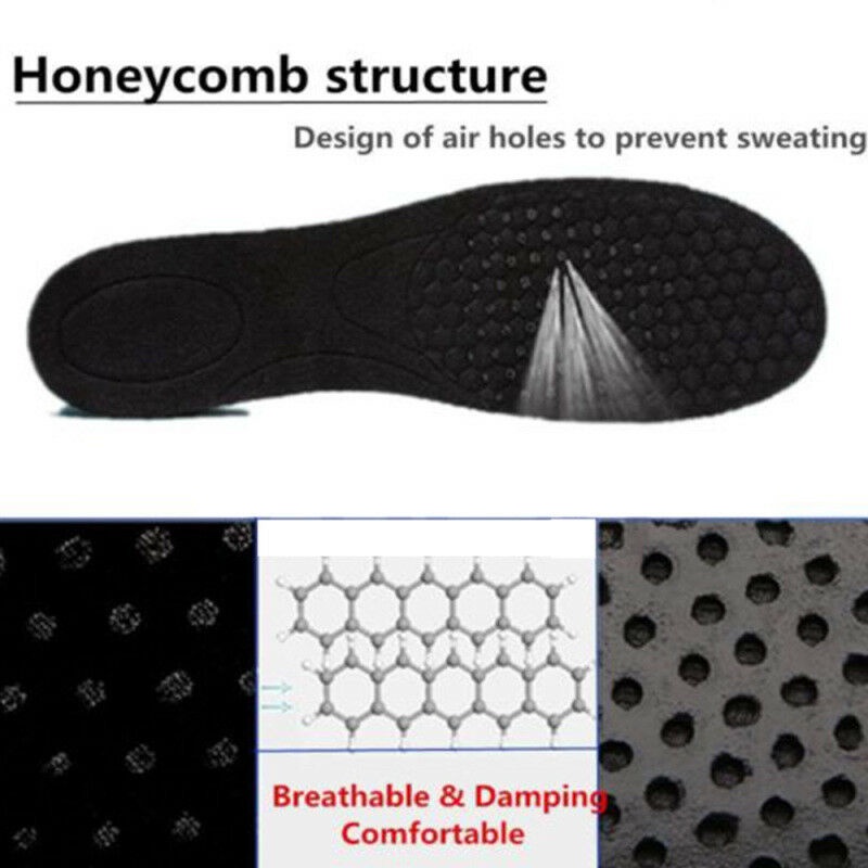 Miếng Lót Giày Thể Thao Thoáng Khí Tăng Chiều Cao 3 Chiều Cao Cho Nam Nữ