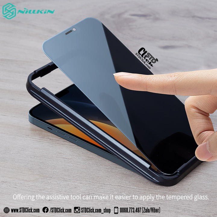 KÍNH CƯỜNG LỰC IPHONE 12 PRO MAX NILLKIN GUARDIAN CHỐNG NHÌN TRỘM CHÍNH HÃNG