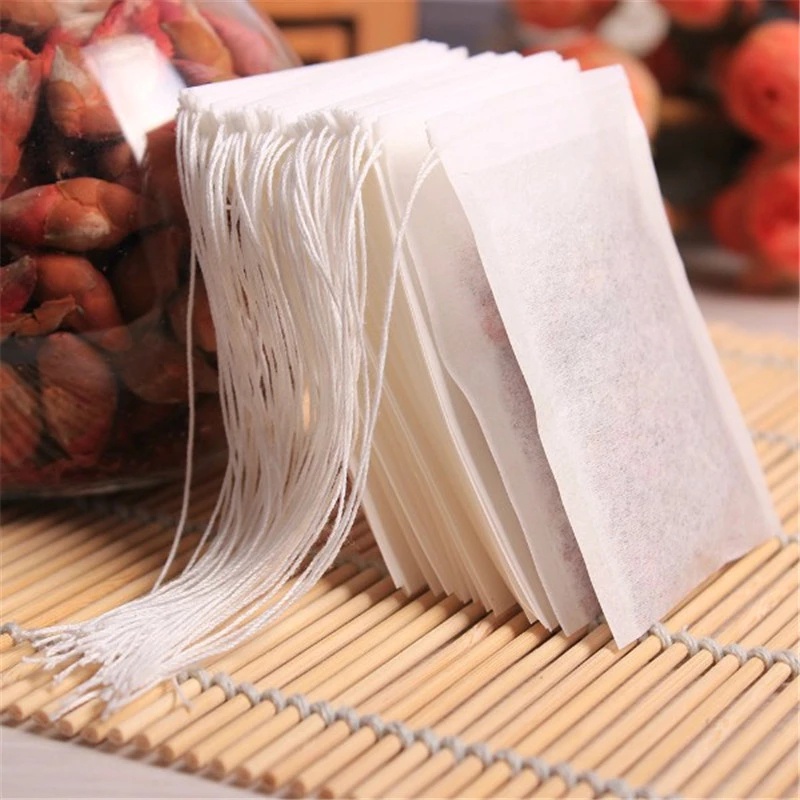 Set 100 túi lọc trà rỗng có dây rút mới tiện dụng