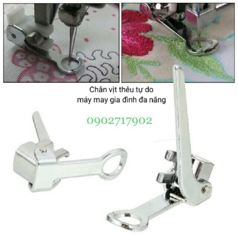 Chân vịt thêu tự do