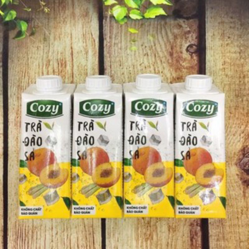 1 LỐC 4 HỘP TRÀ COZY (225ml)