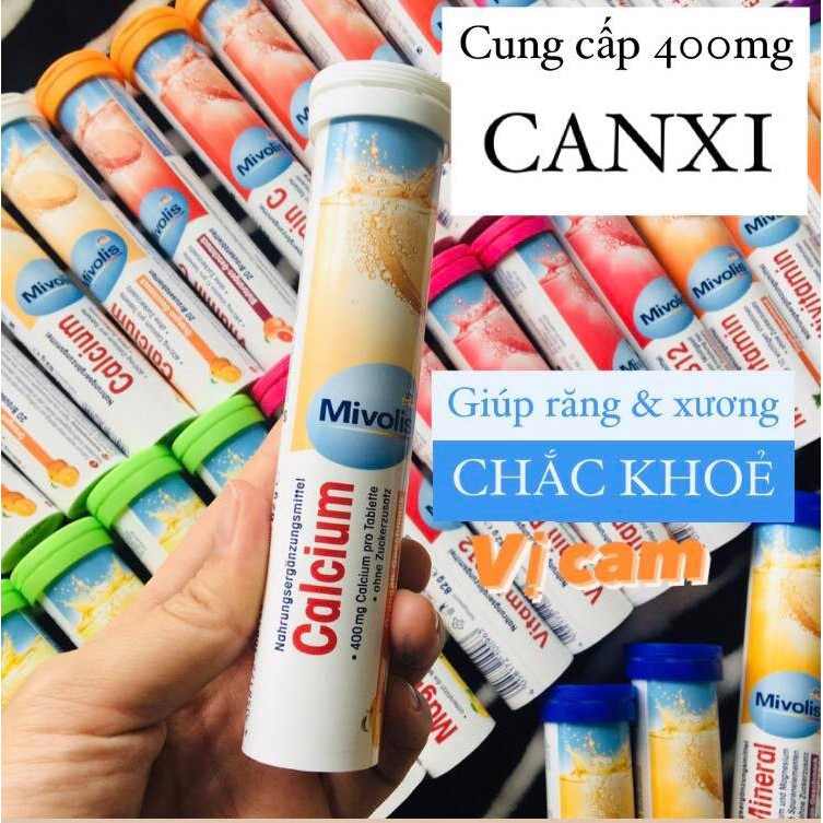 Viên sủi Mivolis (các loại tăng đề kháng)