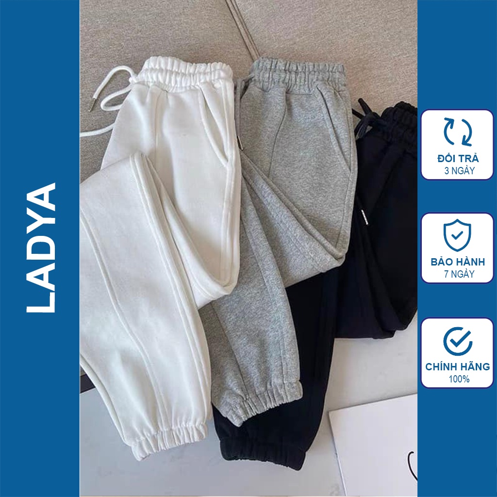 [Mã FAMARAL2 giảm 10K đơn 50K] Quần Jogger Nữ Cạp Chun Bo Gấu Vải Nỉ Thun Da Cá Loại 1 M979