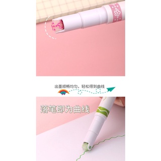 Bút highlight bút đánh dấu nhanh khô hình bông hoa nhiều màu sắc - ảnh sản phẩm 9