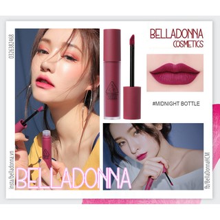 [Sale 70%] Son Kem Lì 3CE Soft Lip Lacquer #Midnight Bottle - Tone Tím Hồng