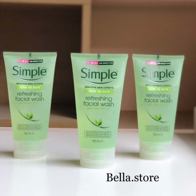 Sữa rửa mặt Simple Kind to Skin Refreshing Facial Wash