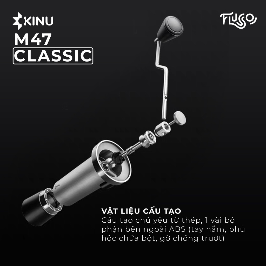 Cối xay cà phê Kinu M47 Classic (Bảo hành chính hãng 12 tháng)