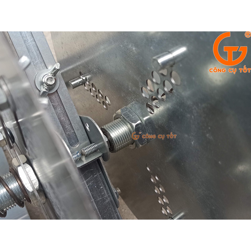 Rulo tuôn dây điện 3 khoang Ø25xH10cm GT5409 Việt Nam dày dặn nặng 6.5kg