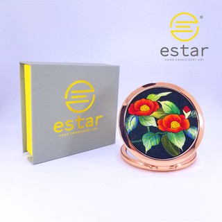 [QUÀ TẶNG SINH NHẬT BẠN GÁI] Gương Thêu Tay, Gương Mini - Tặng Kèm Thiệp Giấy Quilling Siêu Đẹp Trị Giá 50K