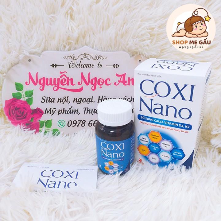Viên uống bổ sung canxi cho cả gia đình Coxi Nano hộp 30 viên | BigBuy360 - bigbuy360.vn