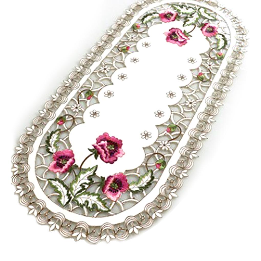 Khăn Trải Bàn Màu Hồng 30 * 45cm Trang Trí Phòng Khách