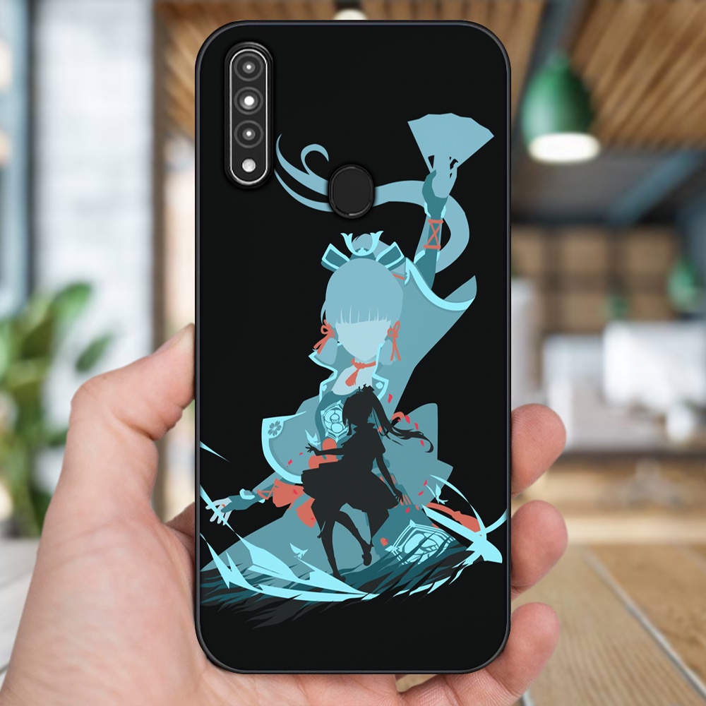 Ốp lưng Oppo A31, A8 viền đen in hình Ayaka Genshin Impact
