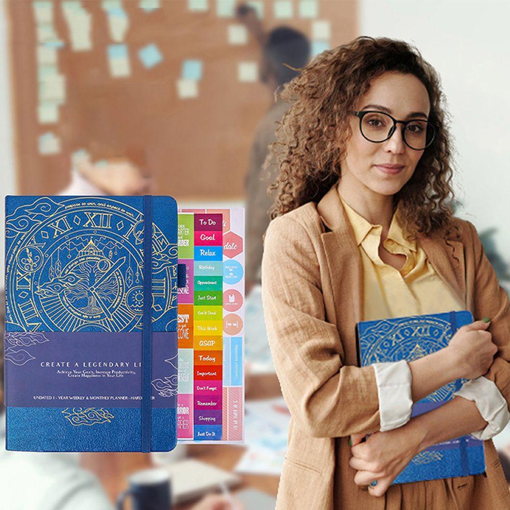 Patricia Sổ Kế Hoạch Cuộc Sống Kế Hoạch Trong Văn Phòng / Trường Học Dây Thun Co Giãn Đẹp Mắt