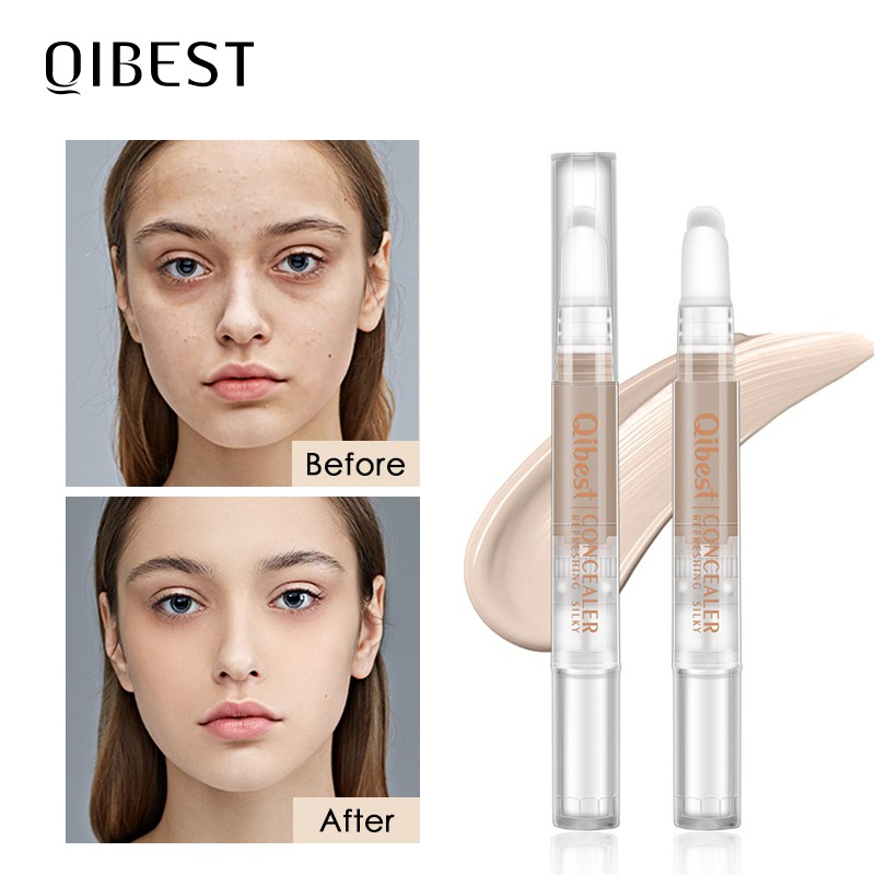 Kem che khuyết điểm QIBEST dạng lỏng trang điểm sáng da tự nhiên và không tì vết 30g | BigBuy360 - bigbuy360.vn