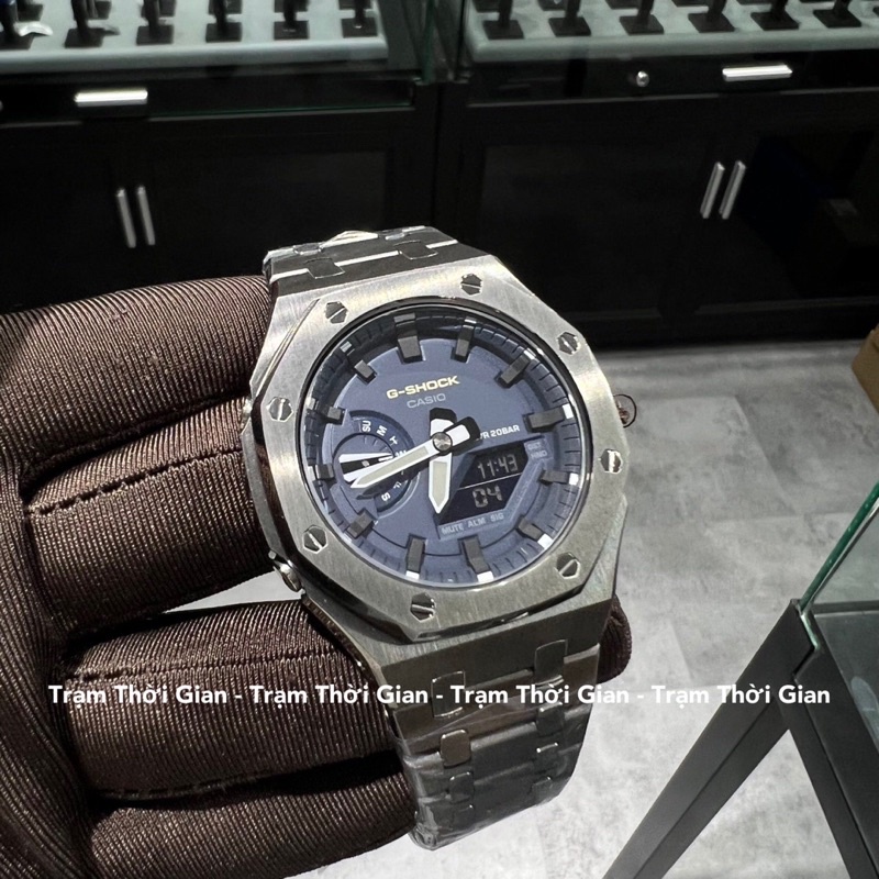 Đồng hồ Casio G-shock GA-2100 độ vỏ màu xám