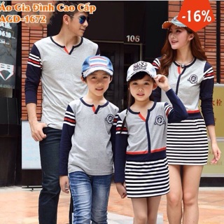 Váy áo gia đình vải Hàn Quốc cotton 100% hàng thiết kế cao cấp đủ size 9-95kg