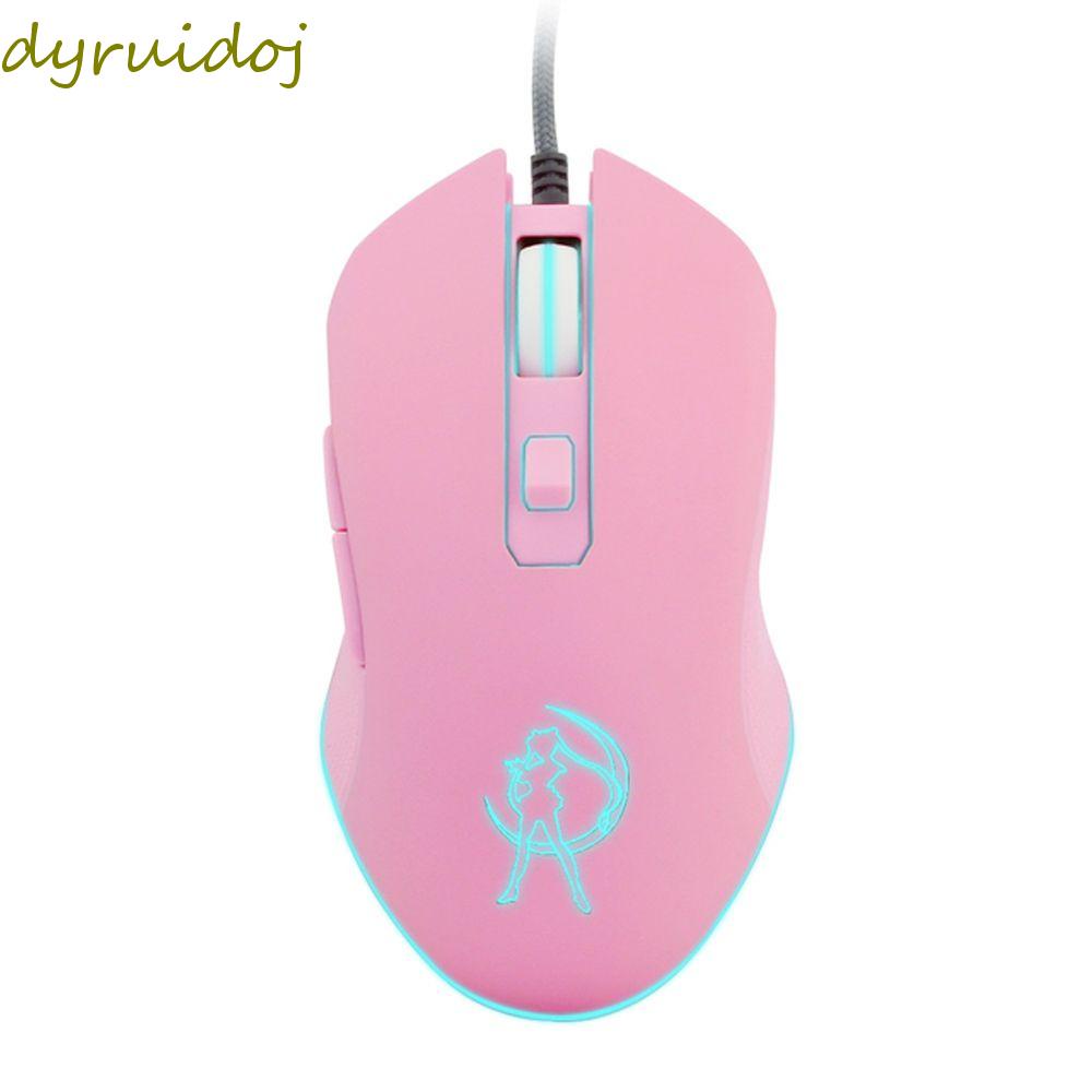 Chuột Chơi Game Có Dây 3200DPI Hình Thủy Thủ Mặt Trăng Cho Nữ