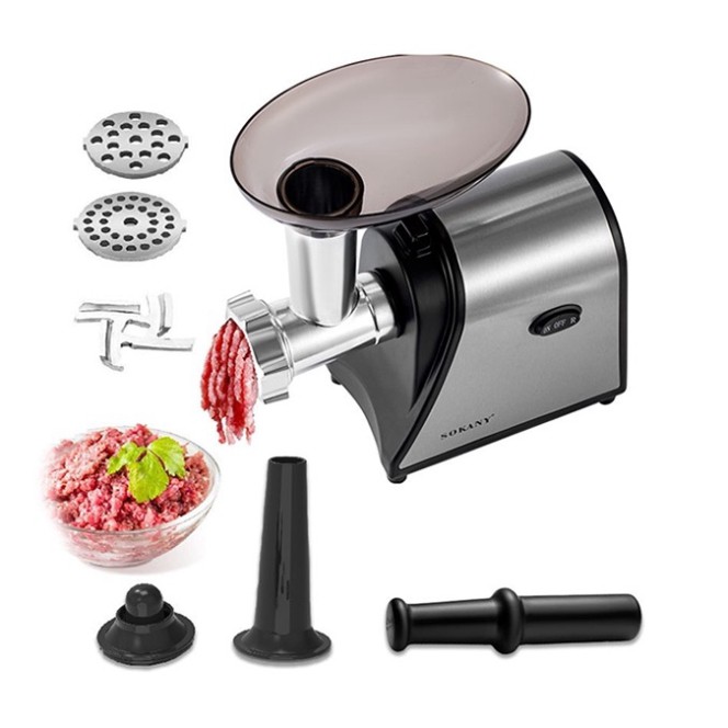 Máy xay thịt làm giò chả 1500w tặng kèm Khuôn