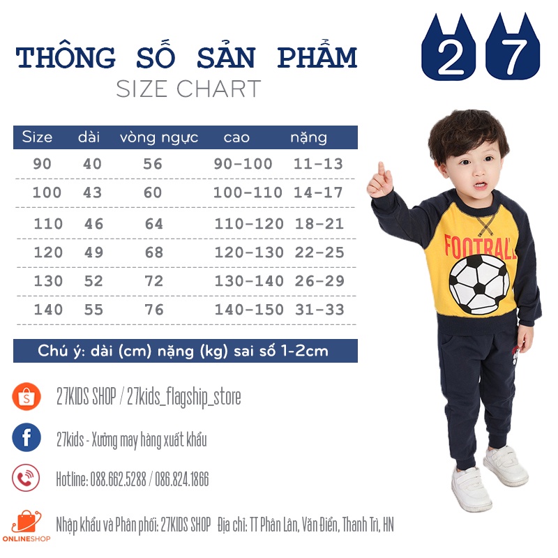 Áo bé trai dài tay EROKIDS áo phông dài tay cho bé in hình vui nhộn chất cotton hàng xuất Âu Mỹ