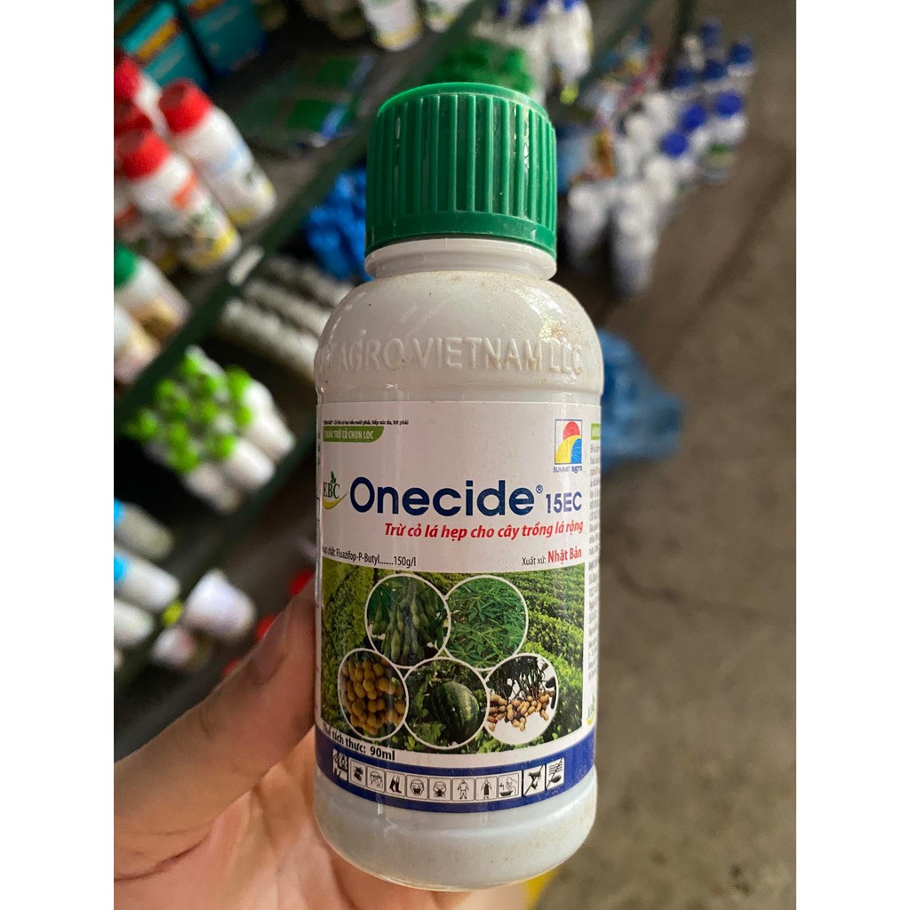 Thuốc trừ cỏ chọn lọc Onecide 15EC - Trừ cỏ lá hẹp hậu nảy mầm chai 90ml