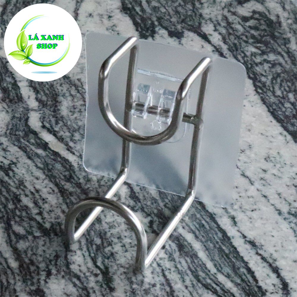 MÓC TREO Thau, CHẬU Khung Sắt U1 - Móc Dính Tường Inox 304 Treo Đồ Dùng Nhà Bếp - Khô Ráo - Sạch Sẽ