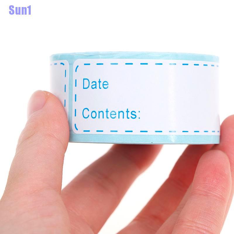 Cuộn nhãn dán để viết tên phân loại bảo quản thực phẩm trong tử đông